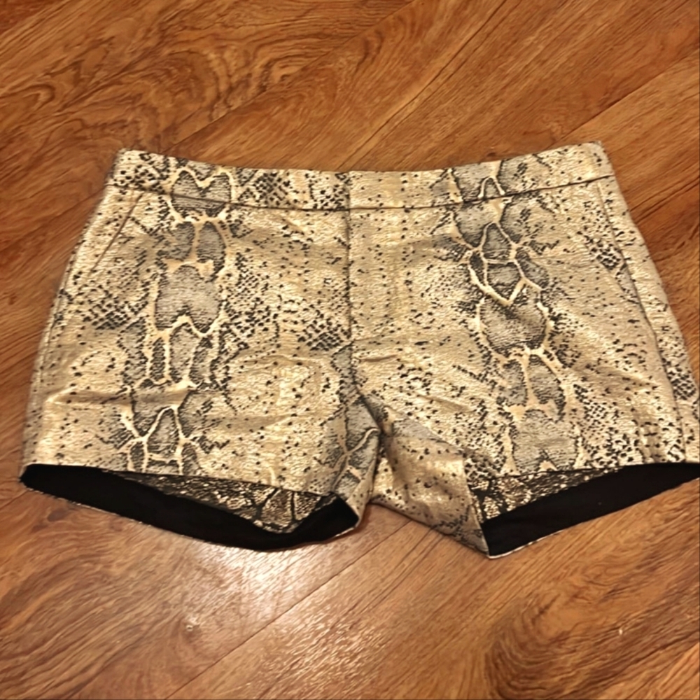 Snake skin shorts